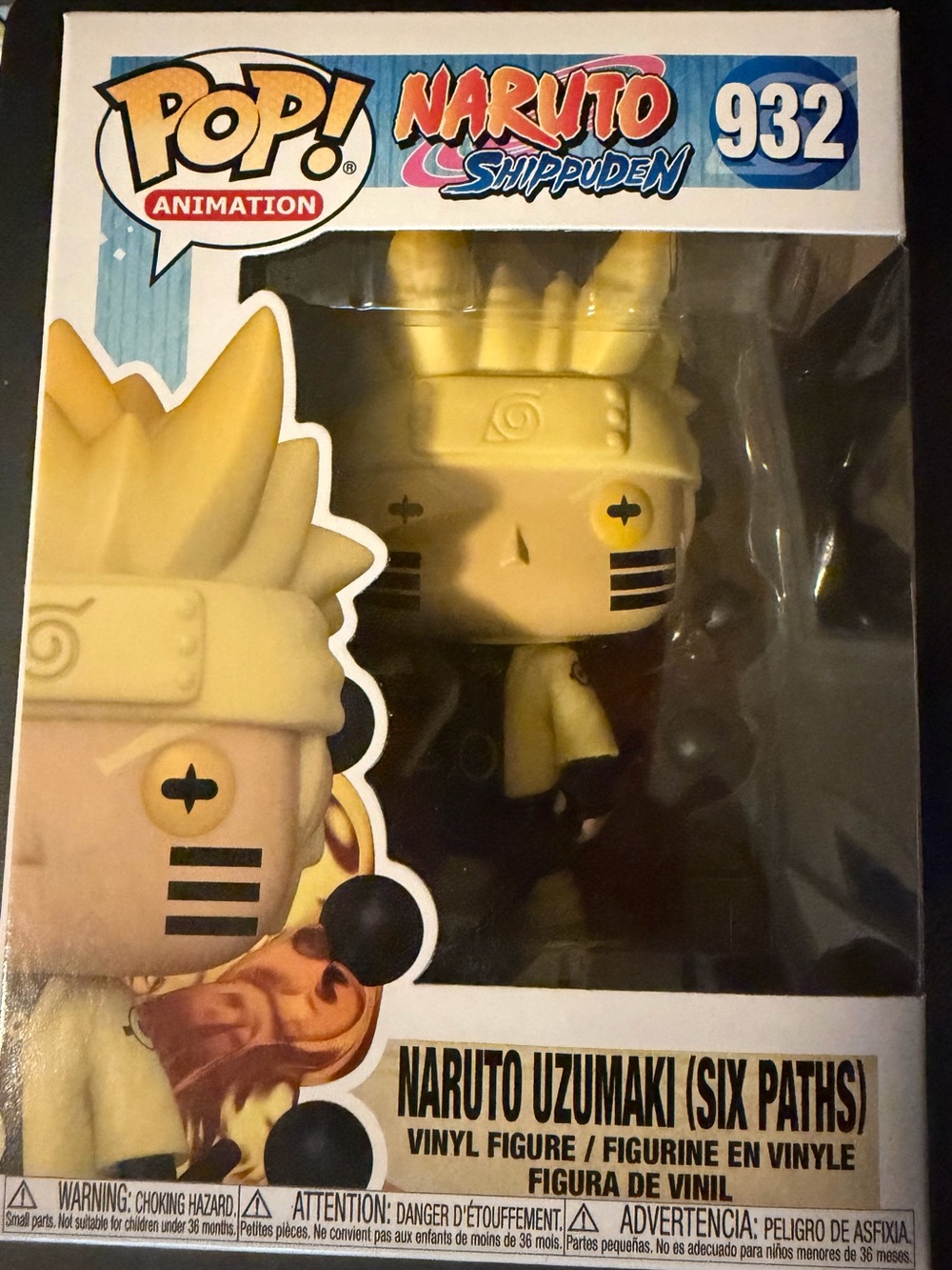 Funko POP! Naruto Shippuden (Sixth Path Sage), #932,NWT